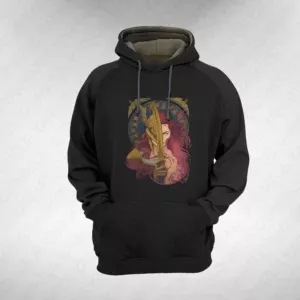 هودی مشکی طرح الدن رینگ Elden Ring