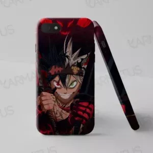 قاب موبایل طرح انیمه شبدر سیاه Black Clover