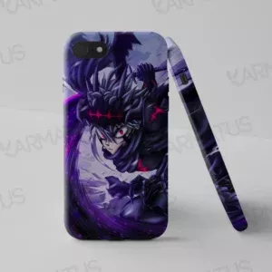 قاب موبایل طرح انیمه شبدر سیاه Black Clover