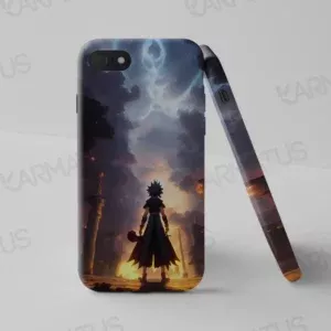 قاب موبایل طرح انیمه شبدر سیاه Black Clover