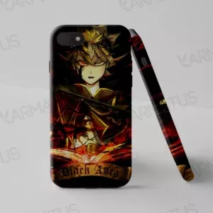 قاب موبایل طرح انیمه شبدر سیاه Black Clover