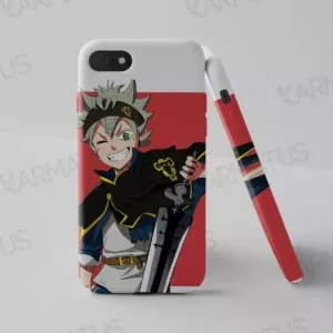 قاب موبایل طرح انیمه شبدر سیاه Black Clover