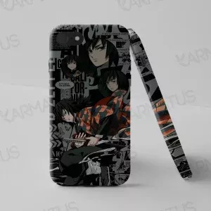 قاب موبایل طرح انیمه شیطان کش Demon Slayer