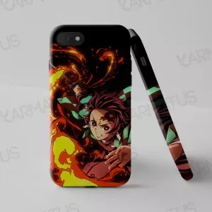 قاب موبایل طرح انیمه شیطان کش Demon Slayer