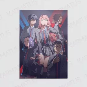 خرید پوستر طرح انیمه دارلینگ Darling In The Franxx - کارماتوس (انواع قاب عکس و پوستر, پوستر) از کرماتوس