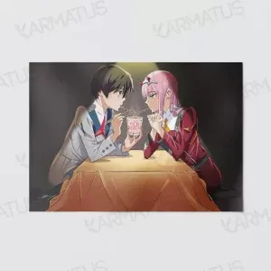 خرید پوستر طرح انیمه دارلینگ Darling In The Franxx - کارماتوس (انواع قاب عکس و پوستر, پوستر) از کرماتوس
