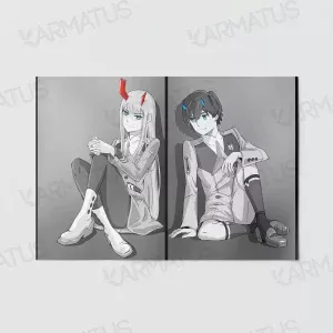 خرید پوستر طرح انیمه دارلینگ Darling In The Franxx - کارماتوس (انواع قاب عکس و پوستر, پوستر) از کرماتوس