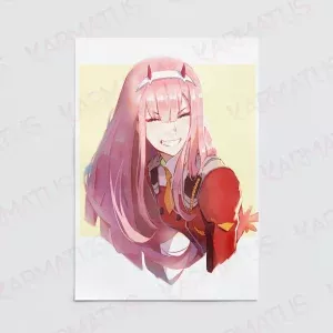 خرید پوستر طرح انیمه دارلینگ Darling In The Franxx - کارماتوس (انواع قاب عکس و پوستر, پوستر) از کرماتوس
