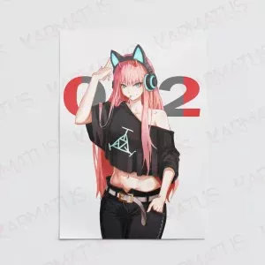 خرید پوستر طرح انیمه دارلینگ Darling In The Franxx - کارماتوس (انواع قاب عکس و پوستر, پوستر) از کرماتوس