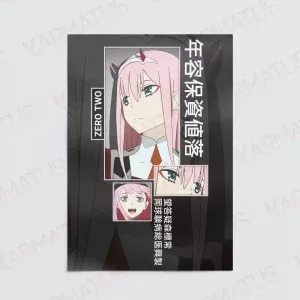 خرید پوستر طرح انیمه دارلینگ Darling In The Franxx - کارماتوس (انواع قاب عکس و پوستر, پوستر) از کرماتوس