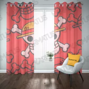 پرده پانچ طرح انیمه وان پیس One Piece