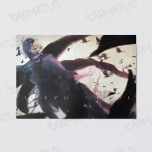 خرید پوستر طرح انیمه توکیو غول Tokyo Ghoul - کارماتوس (انواع قاب عکس و پوستر, پوستر) از کرماتوس