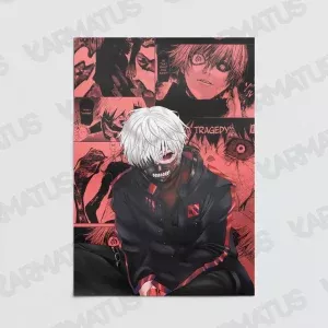 خرید پوستر طرح انیمه توکیو غول Tokyo Ghoul - کارماتوس (انواع قاب عکس و پوستر, پوستر) از کرماتوس