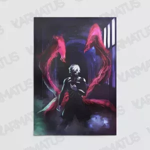 خرید پوستر طرح انیمه توکیو غول Tokyo Ghoul - کارماتوس (انواع قاب عکس و پوستر, پوستر) از کرماتوس