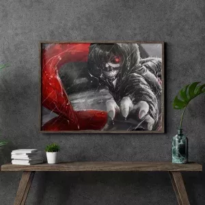 خرید تابلو عکس طرح انیمه توکیو غول Tokyo Ghoul - کارماتوس (انواع قاب عکس و پوستر, قاب عکس) از کرماتوس