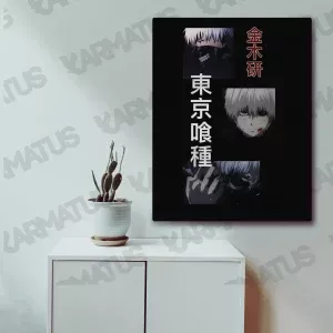 خرید تابلو عکس طرح انیمه توکیو غول Tokyo Ghoul - کارماتوس (انواع قاب عکس و پوستر, قاب عکس) از کرماتوس
