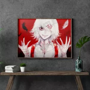 خرید تابلو عکس طرح انیمه توکیو غول Tokyo Ghoul - کارماتوس (انواع قاب عکس و پوستر, قاب عکس) از کرماتوس