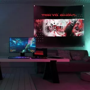 خرید بکدراپ طرح انیمه توکیو غول Tokyo Ghoul - کارماتوس (انواع قاب عکس و پوستر, بکدراپ) از کرماتوس