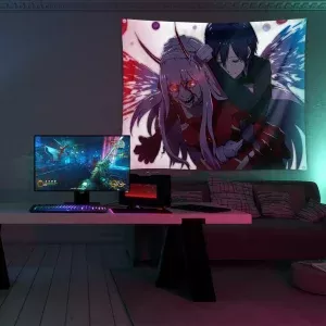 خرید بکدراپ طرح انیمه دارلینگ Darling In The Franxx - کارماتوس (انواع قاب عکس و پوستر, بکدراپ) از کرماتوس