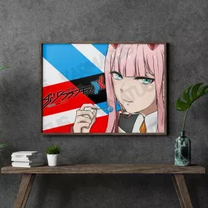 خرید تابلو عکس انیمه دارلینگ Darling In The Franxx - کارماتوس (انواع قاب عکس و پوستر, قاب عکس) از کرماتوس