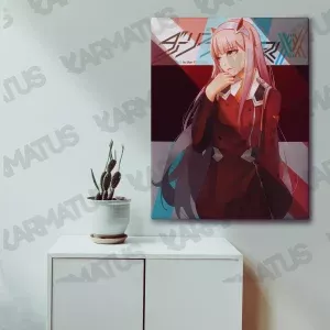 خرید تابلو عکس انیمه دارلینگ Darling In The Franxx - کارماتوس (انواع قاب عکس و پوستر, قاب عکس) از کرماتوس