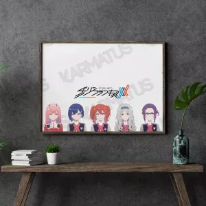 خرید تابلو عکس انیمه دارلینگ Darling In The Franxx - کارماتوس (انواع قاب عکس و پوستر, قاب عکس) از کرماتوس
