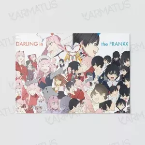 خرید پوستر طرح انیمه دارلینگ Darling In The Franxx - کارماتوس (انواع قاب عکس و پوستر, پوستر) از کرماتوس