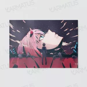 خرید پوستر طرح انیمه دارلینگ Darling In The Franxx - کارماتوس (انواع قاب عکس و پوستر, پوستر) از کرماتوس