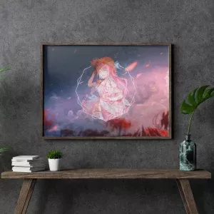 خرید تابلو عکس انیمه دارلینگ Darling In The Franxx - کارماتوس (انواع قاب عکس و پوستر, قاب عکس) از کرماتوس