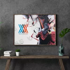 خرید تابلو عکس انیمه دارلینگ Darling In The Franxx - کارماتوس (انواع قاب عکس و پوستر, قاب عکس) از کرماتوس