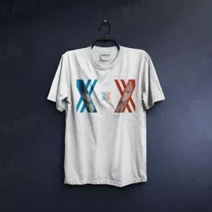 تیشرت سفید انیمه دارلینگ Darling In The Franxx