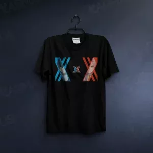 تیشرت مشکی انیمه دارلینگ Darling In The Franxx