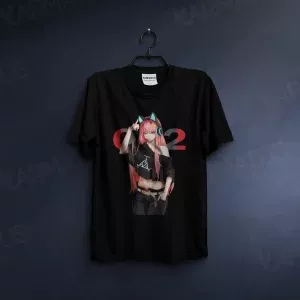 تیشرت مشکی انیمه دارلینگ Darling In The Franxx