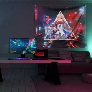 خرید بکدراپ طرح انیمه دارلینگ Darling In The Franxx - کارماتوس (انواع قاب عکس و پوستر, بکدراپ) از کرماتوس