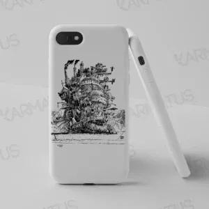 قاب موبایل طرح انیمه قلعۀ متحرک هاول Howl's Moving Castle