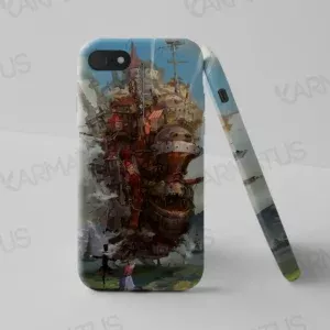 قاب موبایل طرح انیمه قلعۀ متحرک هاول Howl's Moving Castle