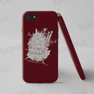 قاب موبایل طرح انیمه قلعۀ متحرک هاول Howl's Moving Castle