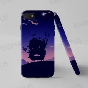 قاب موبایل طرح انیمه قلعۀ متحرک هاول Howl's Moving Castle