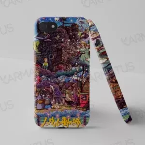 قاب موبایل طرح انیمه قلعۀ متحرک هاول Howl's Moving Castle