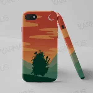 قاب موبایل طرح انیمه قلعۀ متحرک هاول Howl's Moving Castle