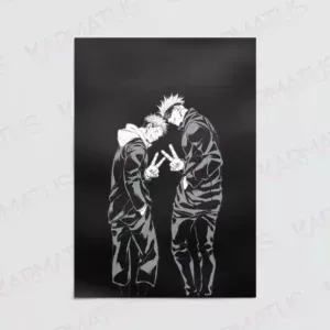 خرید پوستر طرح انیمه جوجوتسو کایسن Jujutsu Kaisen - کارماتوس (انواع قاب عکس و پوستر, پوستر) از کرماتوس