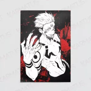 خرید پوستر طرح انیمه جوجوتسو کایسن Jujutsu Kaisen - کارماتوس (انواع قاب عکس و پوستر, پوستر) از کرماتوس