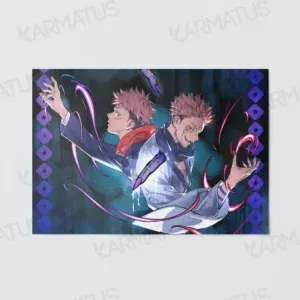 خرید پوستر طرح انیمه جوجوتسو کایسن Jujutsu Kaisen - کارماتوس (انواع قاب عکس و پوستر, پوستر) از کرماتوس