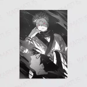 خرید پوستر طرح انیمه جوجوتسو کایسن Jujutsu Kaisen - کارماتوس (انواع قاب عکس و پوستر, پوستر) از کرماتوس