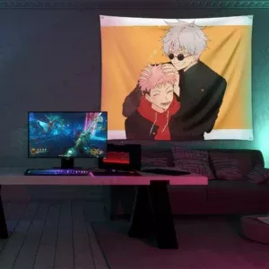 خرید بکدراپ طرح انیمه جوجوتسو کایسن Jujutsu Kaisen - کارماتوس (انواع قاب عکس و پوستر, بکدراپ) از کرماتوس