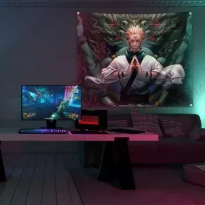 خرید بکدراپ طرح انیمه جوجوتسو کایسن Jujutsu Kaisen - کارماتوس (انواع قاب عکس و پوستر, بکدراپ) از کرماتوس