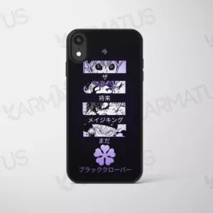 قاب موبایل طرح انیمه شبدر سیاه Black Clover