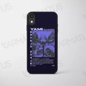 قاب موبایل طرح انیمه شبدر سیاه Black Clover