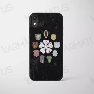 قاب موبایل طرح انیمه شبدر سیاه Black Clover