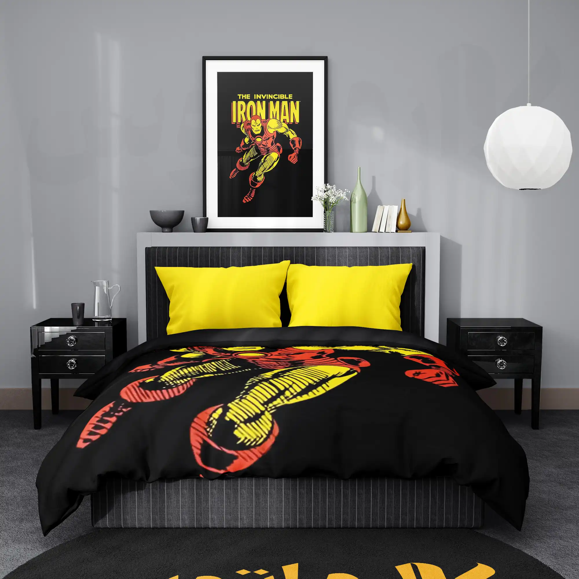 روتختی طرح آیرون من Iron Man کد 5 5,900,000 تومان – کارماتوس روتختی طرح آیرون من Iron Man یک و دو نفره کارماتوس